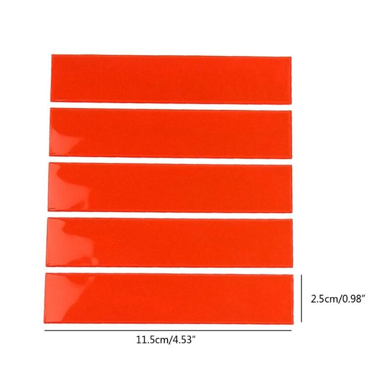 50 Reflective Adhesive Sticker Night Visibility Safety Child Universal Reflector
