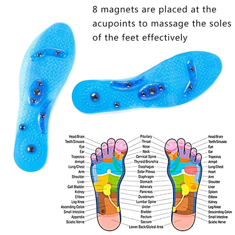 Magnetische Massage Schoen Binnenzool Acupressuur Afslanken Schoen Gel Inlegzolen Therapie Silicone Schoen Inserts Voet Gezondheidszorg Medische Hulpmiddelen