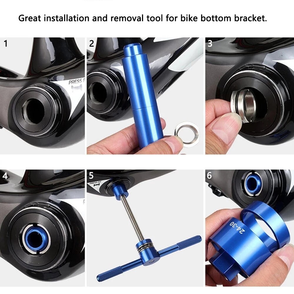 Bicycle Bottom Bracket Bearing Remove Install Tool MTB Road Bike Bearing Press Repair Installation Tool Kit for BB86/PF30/92/386
