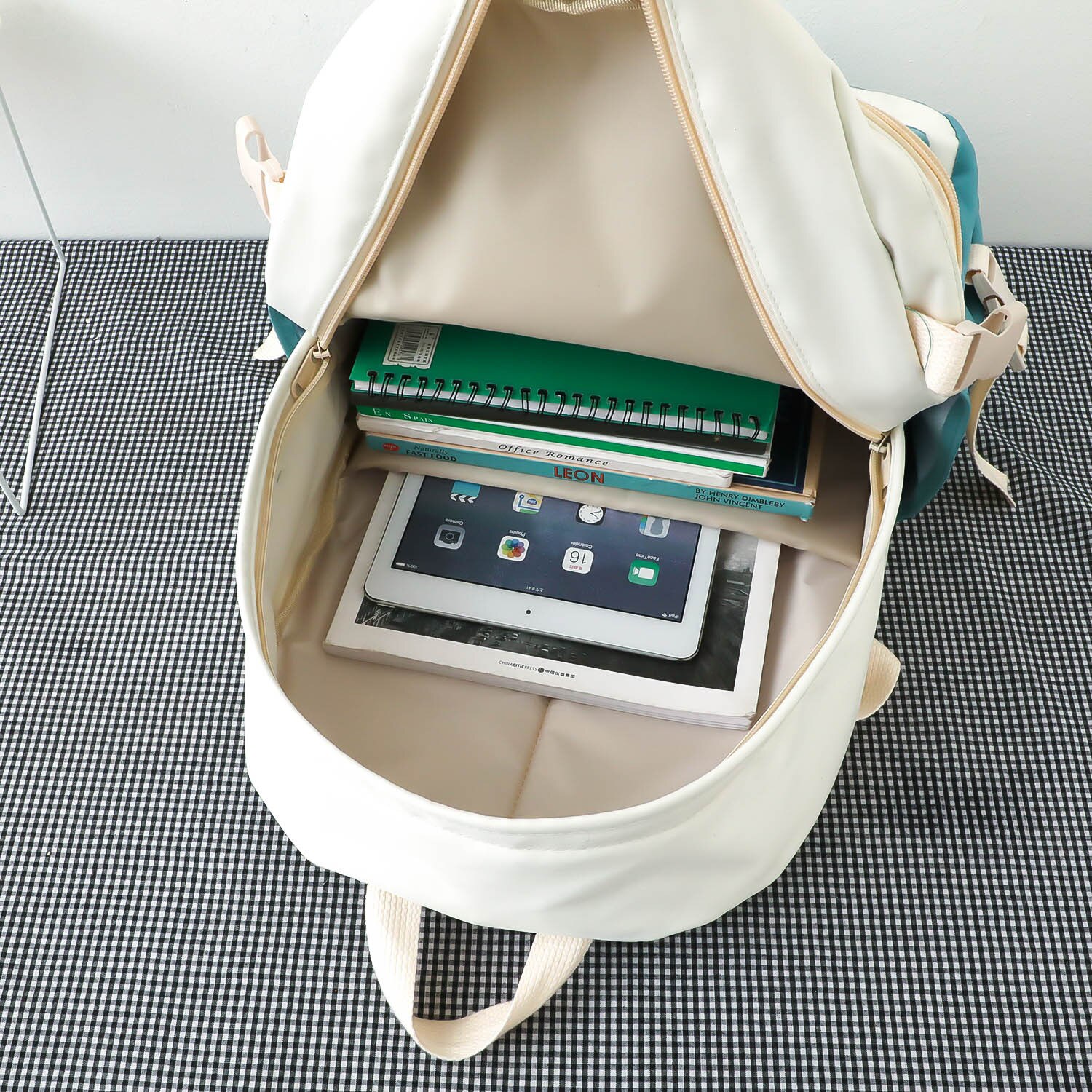 Fengdong zaini per scuola per adolescenti zaino per scuola per donna zaino per laptop da viaggio leggero impermeabile zaino per libri universitari