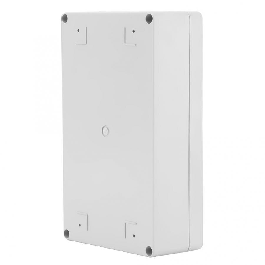 Waterproof Junction Box, White Plastic Enclosure Project Case DIY Wiring Connection Box 200*120*56mm