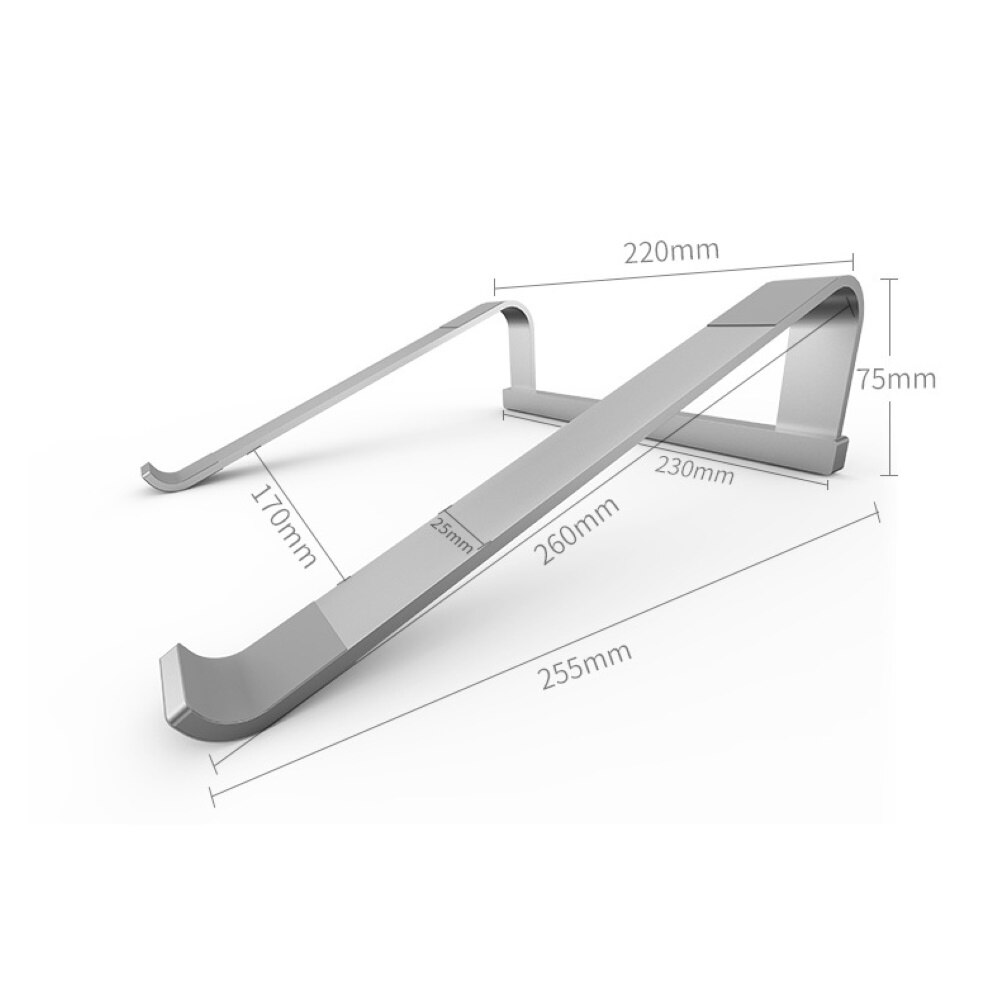 11-17 inch Laptop Stand Heights Adjustable Angle Aluminum Alloy Desktop Ventilated Cooling Rack Holder For Macbook Pro Bracket