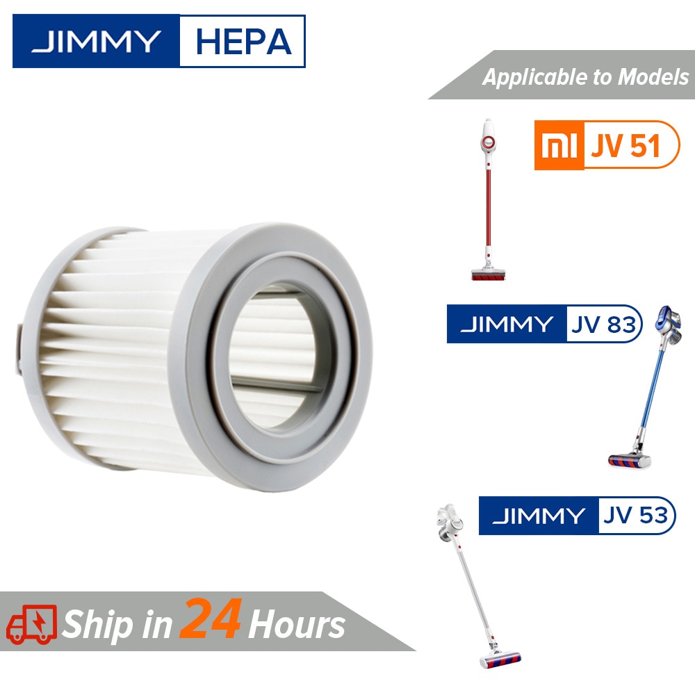 【En stock】 filtre HEPA Jimmy original pour Xiaomi JIMMY JV51 JV53 JV83 aspirateur sans fil à main accessoires HEPA