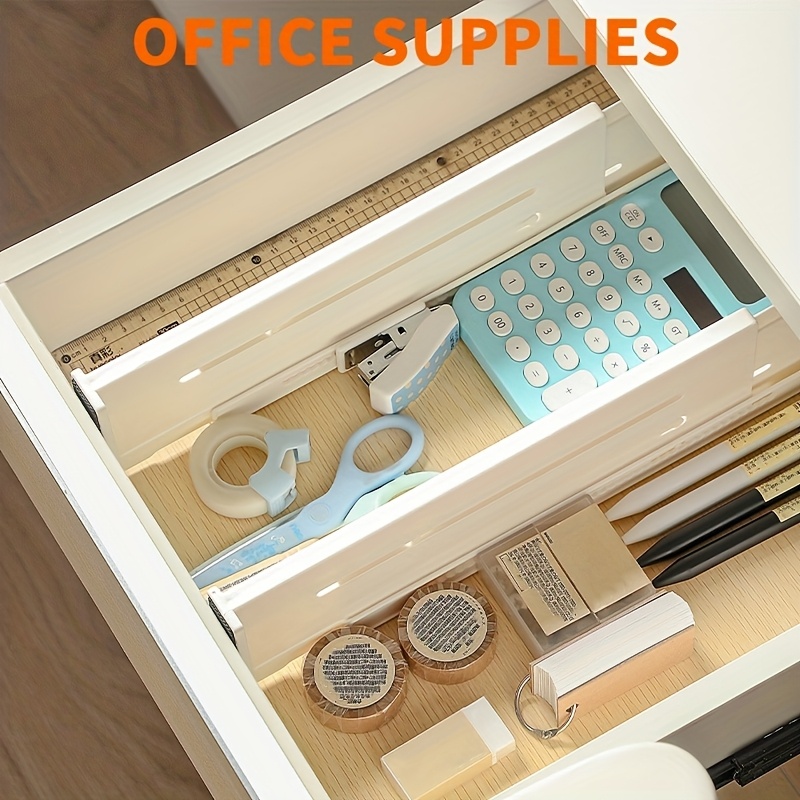 Paquete de 5 divisores de cajones para ropa, organizadores de cajones ajustables, separadores expandibles, organizador de tocador para ropa, cocina