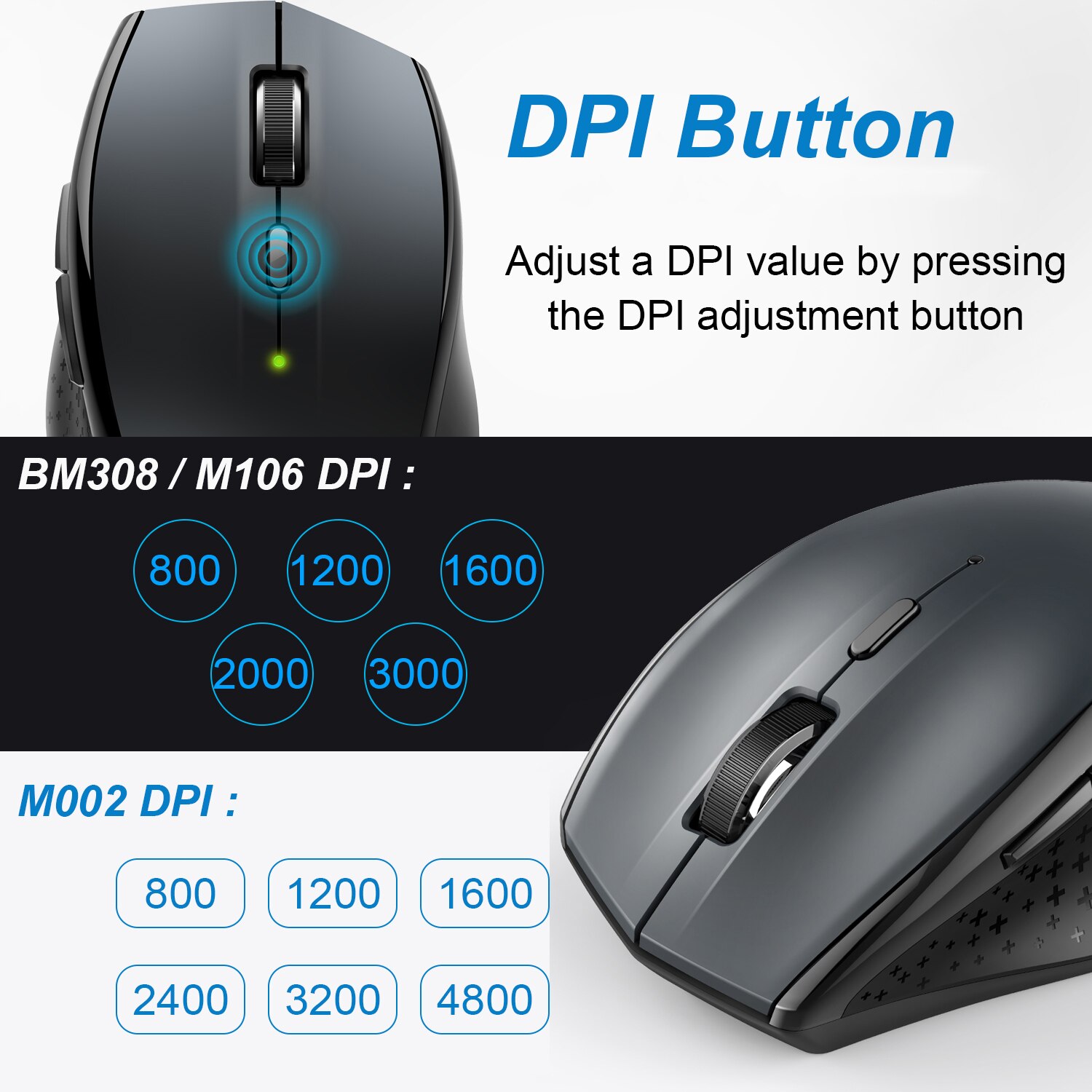 TeckNet bezprzewodowa mysz optyczna 6 przyciski 4800DPI z 2.4GHz USB komputer bezprzewodowy mysz ergonomiczna mysz komputerowa mysz komputerowa Mause do laptopa PC