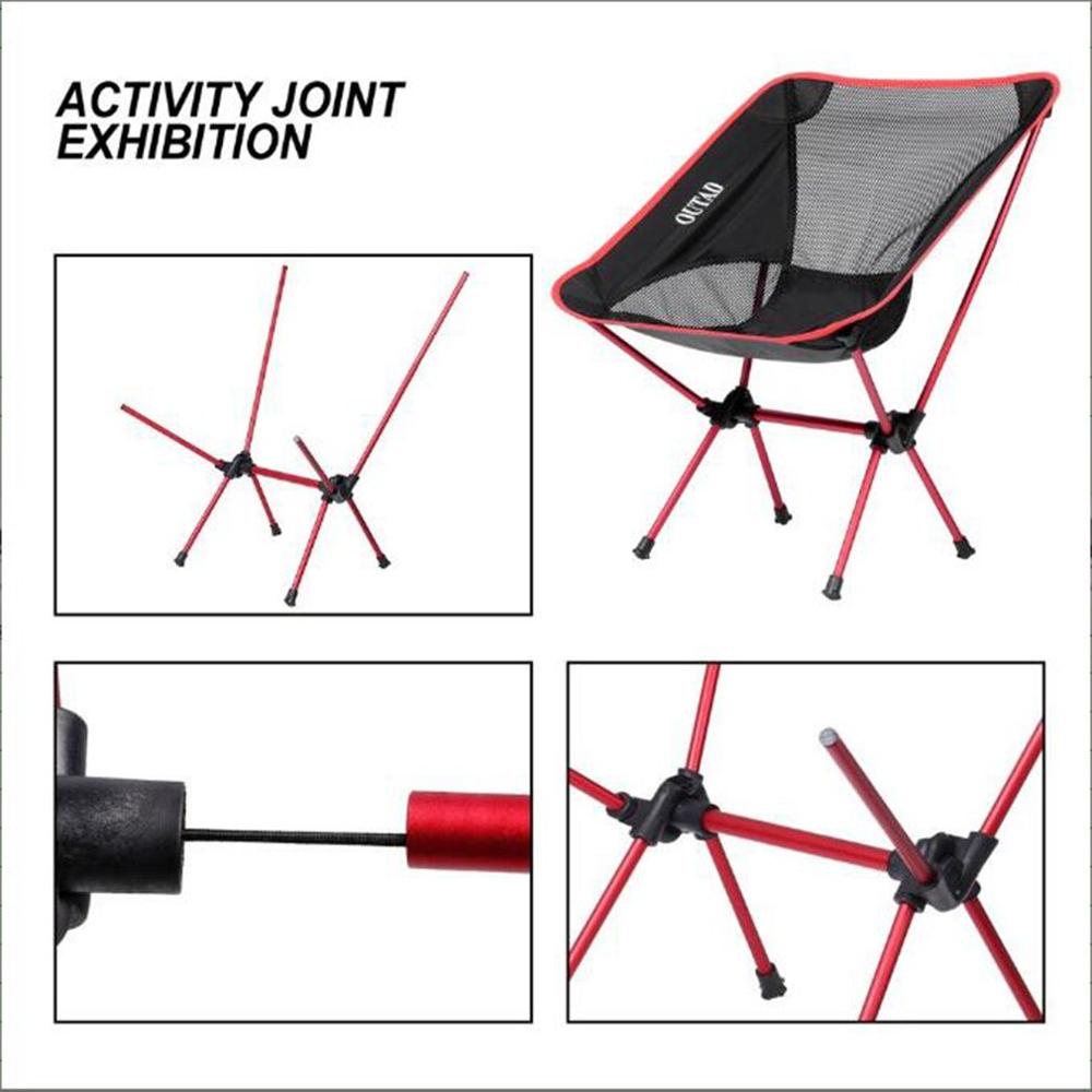 Folding Beach Moon Chair High-Strength Aviation Aluminum Alloy Ultralight Fishing Stool 600D Oxford Cloth