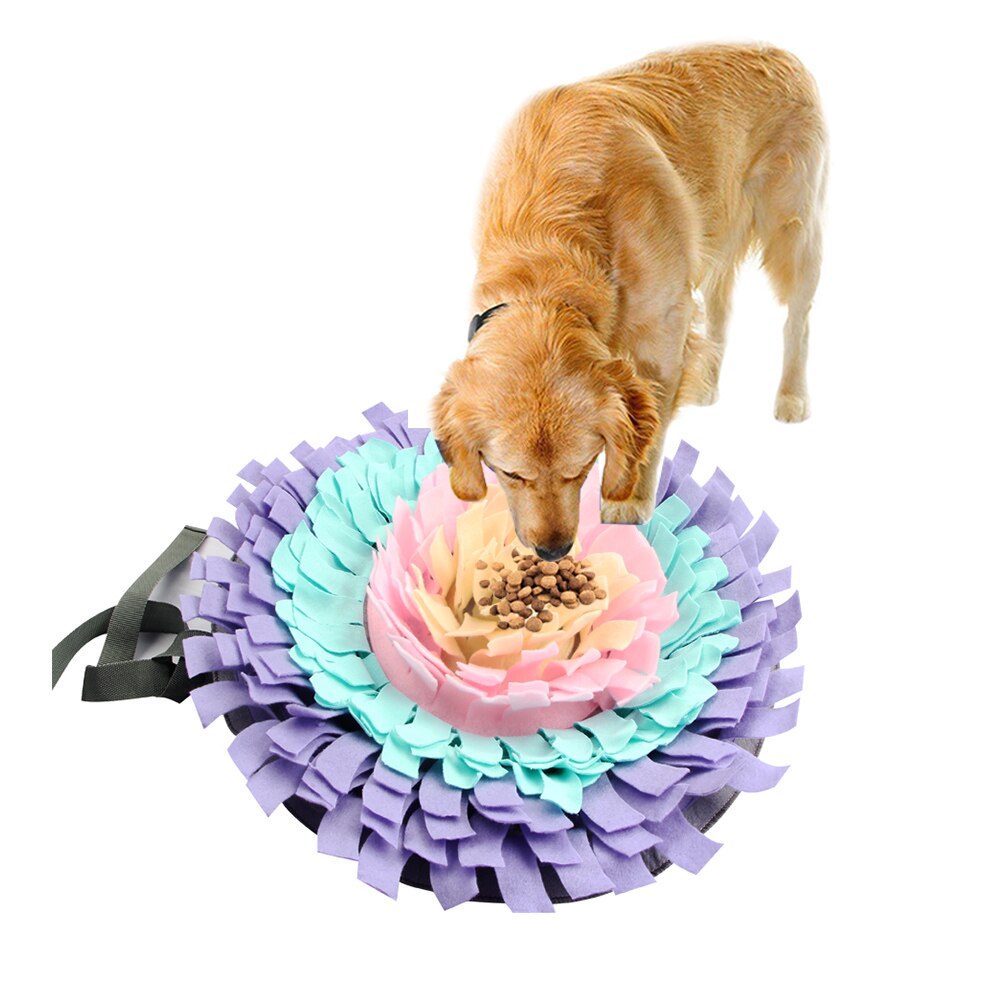 Tapis Anti-reniflement pour chiens, couverture d'entraînement Anti-fuite, soulage le Stress nasal, jouet Puzzle pour animaux de compagnie: Lavender