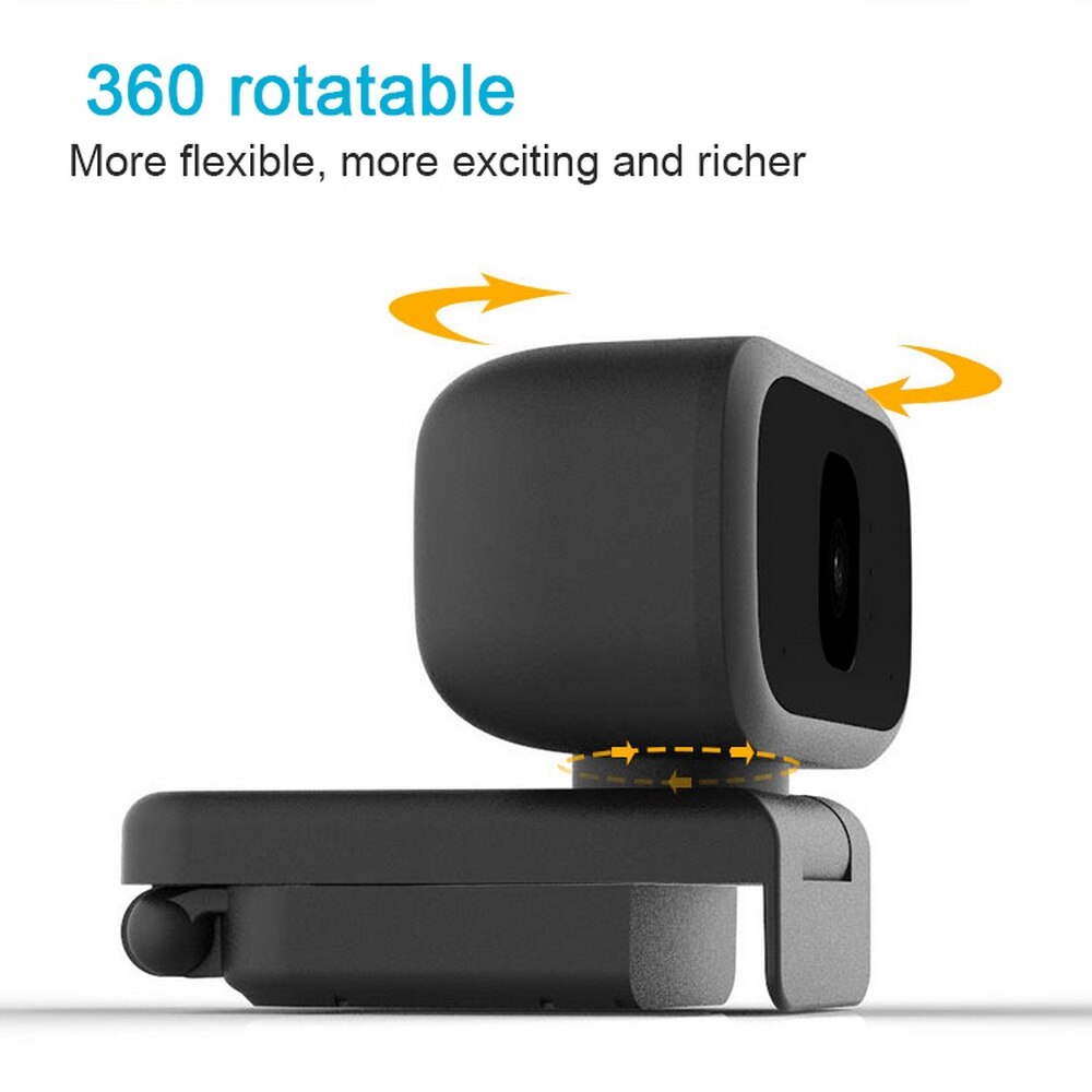 USB Web Camera 720P HD Computer Camera Webcams Built-In Sound-absorbing Microphone 1280 * 720P Dynamic Resolution