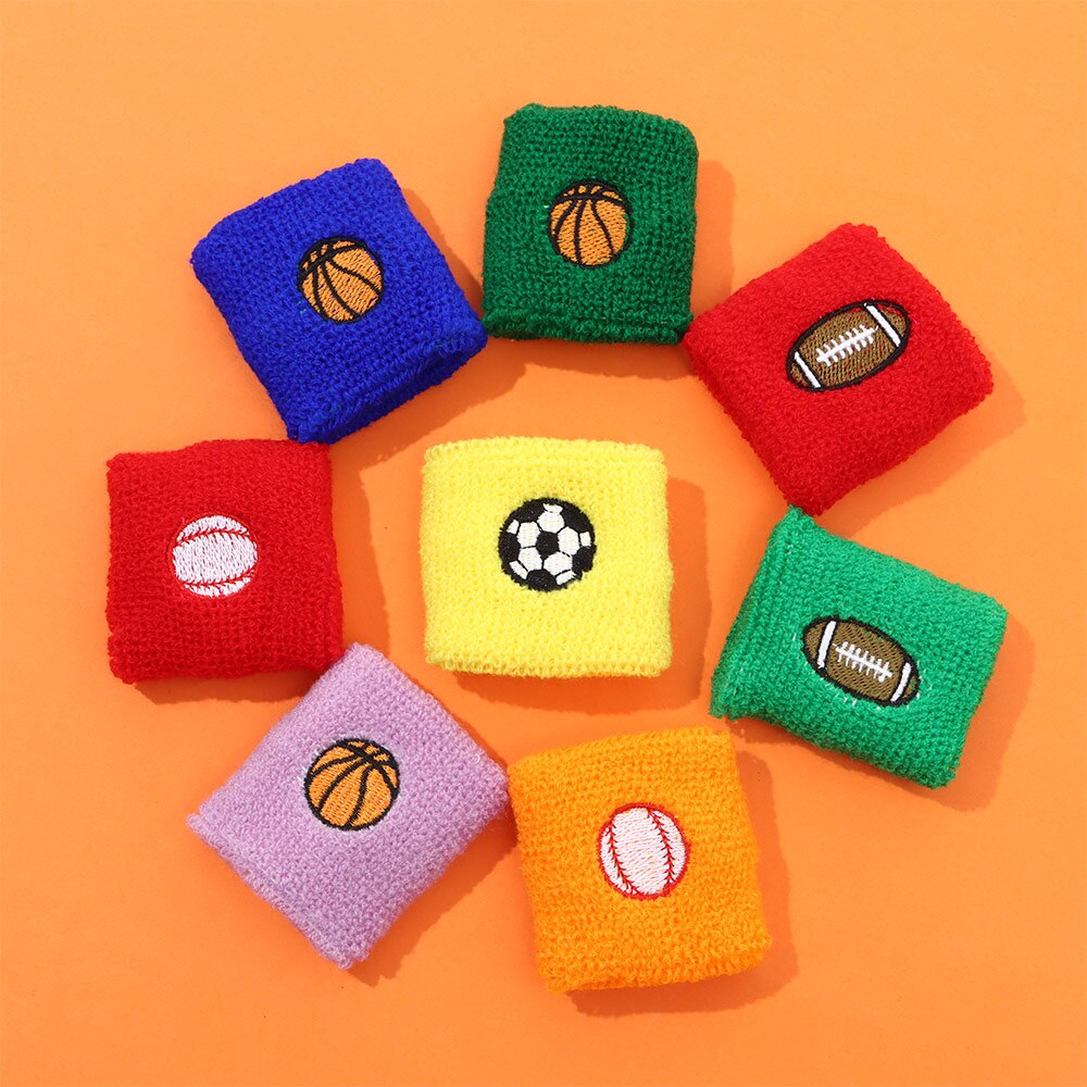 Muñequera deportiva de 6x6,5 cm para niños, muñequera deportiva para correr al aire libre, baloncesto, fútbol, Fitness, protección de muñeca, 1 pieza