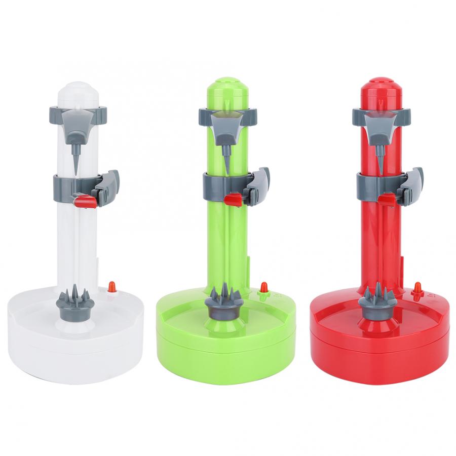 Pelador de frutas eléctrico multifuncional, máquina automática creativa para pelar frutas, utensilio de cocina
