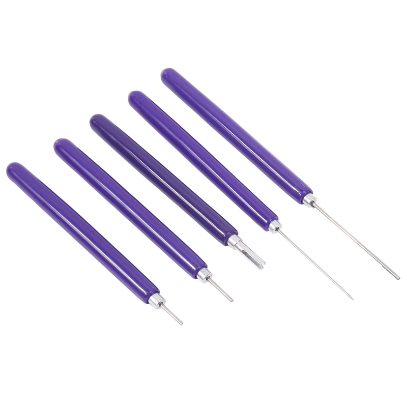 5 w 1 narzędzia robić quillingu, 5 sztuk różnej wielkości Quilling narzędzia szczelinowe ozdoby papierowe zestawy ręcznie walcowanie wijący się Quilling długopis dla