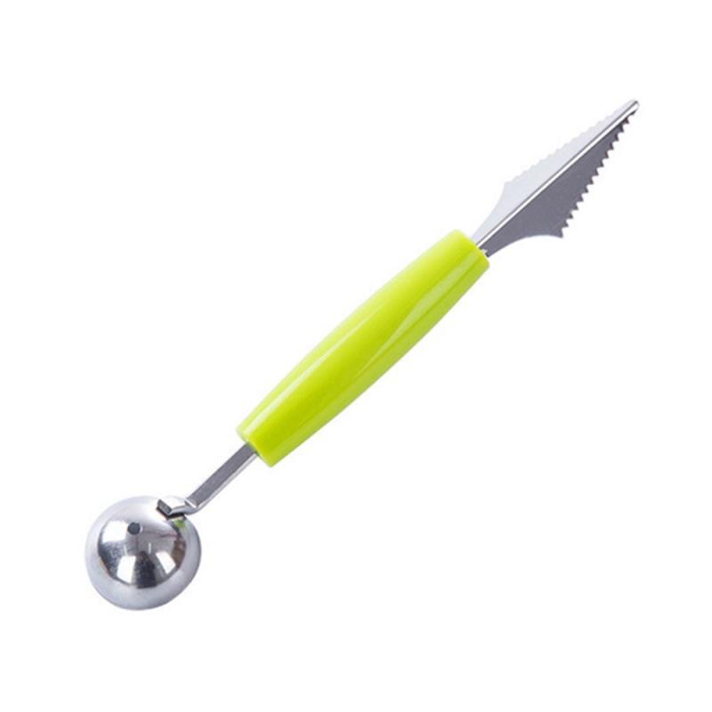 Eis graben Ball Löffel Küche Obst Wassermelone Melone melone Löffel Bequem und langlebig Für Küche Gerichte Werkzeug: Weiß