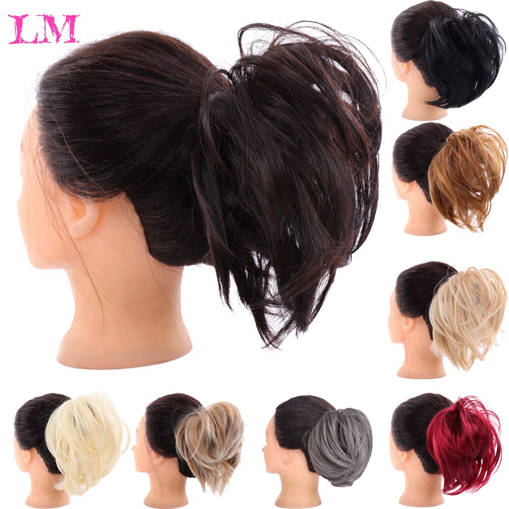 Extension de cheveux tousleo pour femmes | Extension de cheveux, queue de cheval avec bande de caoutchouc élastique, pour chignon