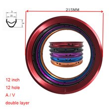 12 inch bike rim double layer light weight aluminum alloy rims for balance bike cylcling rim for kids sliding bicycle 20 hole