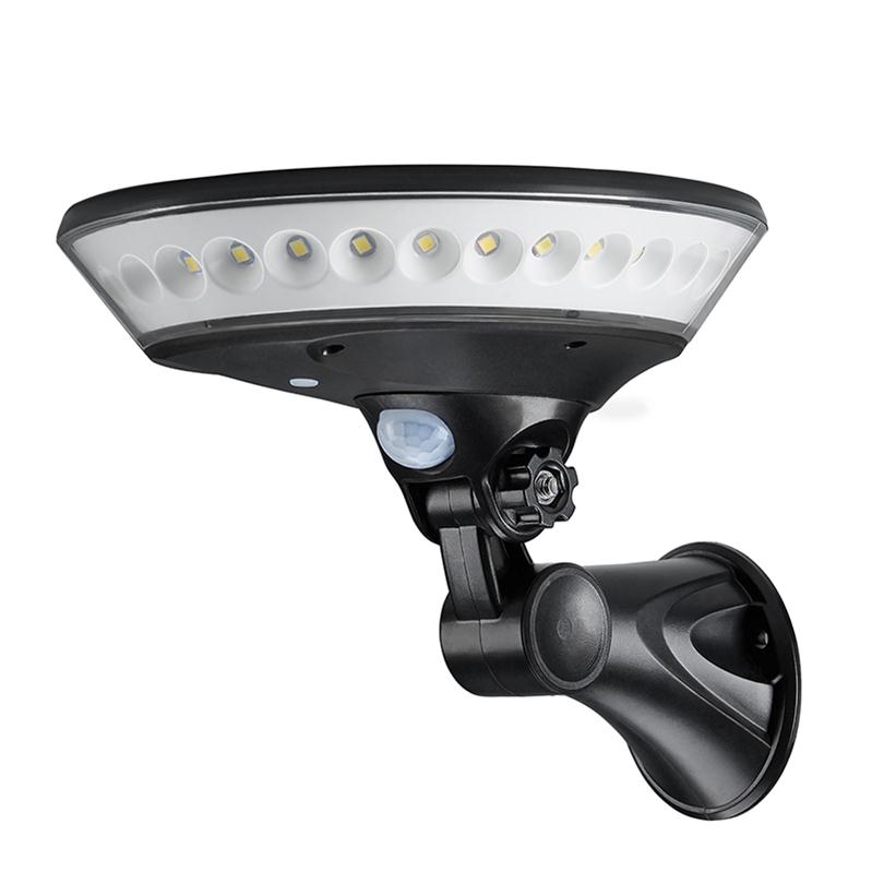 [LTOON]360 degree lighting outdoor solar light PIR motion sensor solar garden light energy saving street lamp wall lamp: 1 pcs