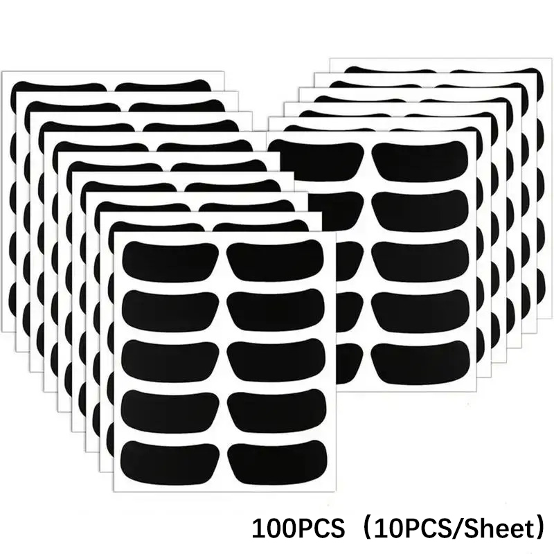 Baseball Eye Black Stickers 100Pcs Breathable Under Eye Football Strips Sports Eye Stickers For Girls Boys Adults Kids Sport: Default Title