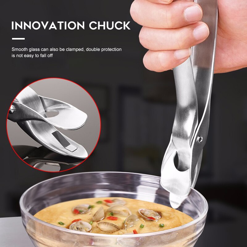 Stainless Steel Bowl Spoon Utensil Holder Dish Cla... - Grandado - Compact Clip For Kitchen Utensil