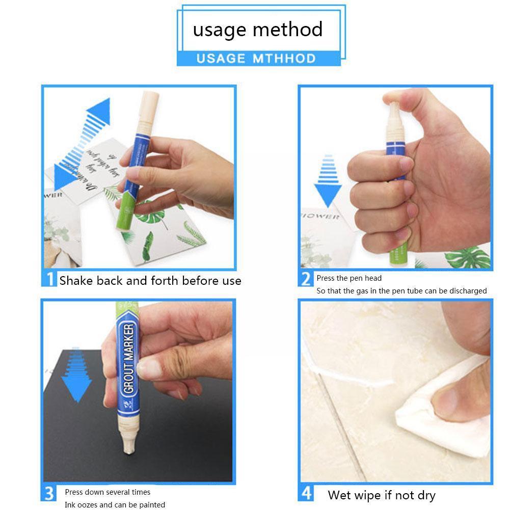 Mooie Naad Pen Waterdichte Pen Vullen Pen Waterdichte Marker Grouting Pen Pen Reparatie N5Q6