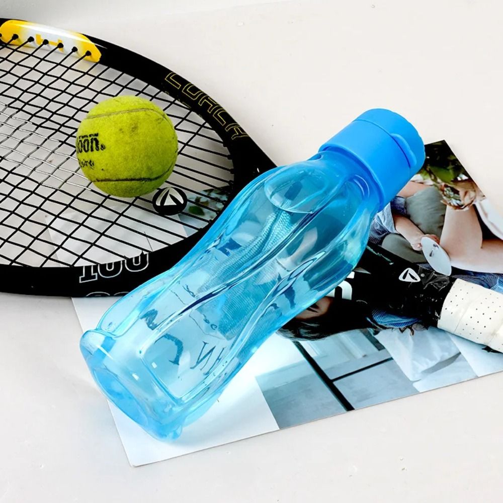 800/1100Ml Plastic Waterfles Grote Capaciteit Lekvrije Flip Top Drinkfles Met Handgreepband Lichtgewicht Reisketel