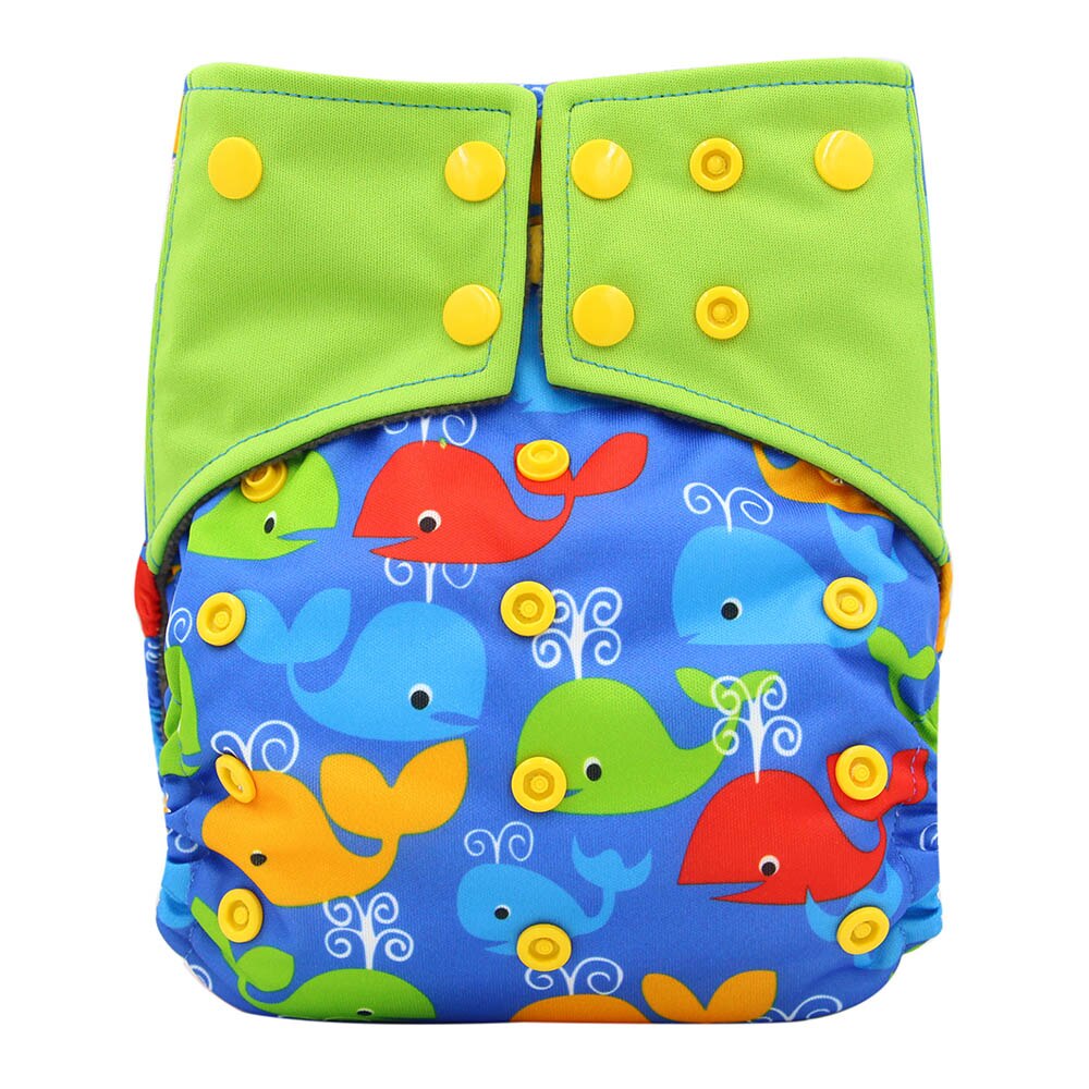 Ohbabyka allt-i-två  ai2 blöjor ficka tyg blöja bambu kol baby tyg blöja dubbla kilar baby blöjor soffa lavable: K113