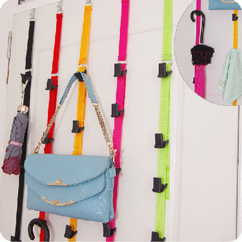 Perchero para gorras de béisbol, organizador de almacenamiento portátil para puerta, armario, ganchos para puerta