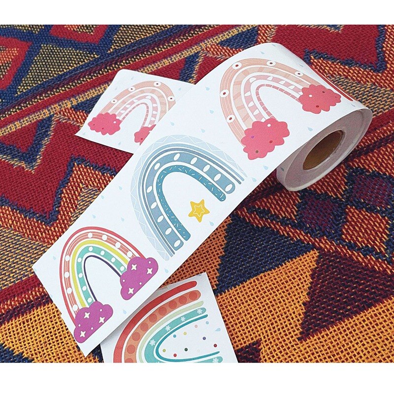 Boho Bulletin Border Trim 20M Two Sided Rainbow Border For Classroom Back To School Family Party