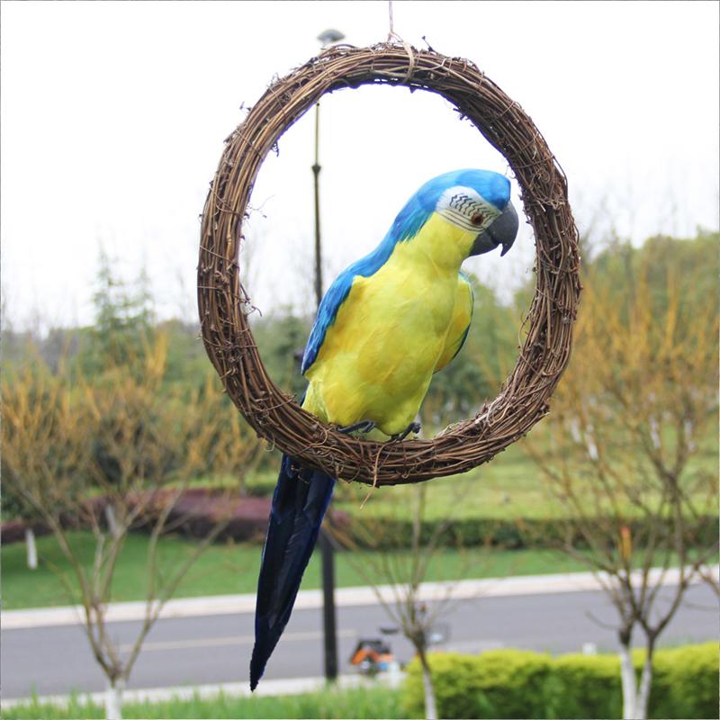 30CM DIY Hängen Kranz Rattan Ring Band Handwerk Weihnachten Dekorationen Weihnachten Hochzeit Kränze Heimat Party Dekor DIY Blumen- Kranz