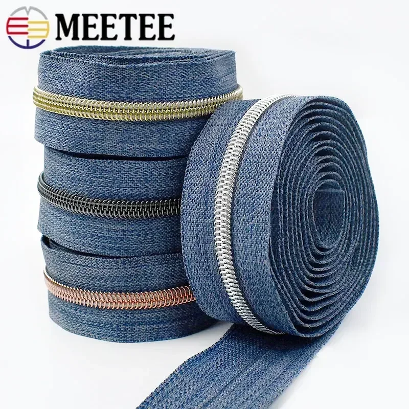 5 # Plastik reiß verschlüsse Klebeband von der Meter Kleidungs stück Spule Reiß verschlüsse Nylon Reiß verschluss zum Nähen Kleidung Reiß verschluss Reapirt Kit DIY Rucksack Zubehör