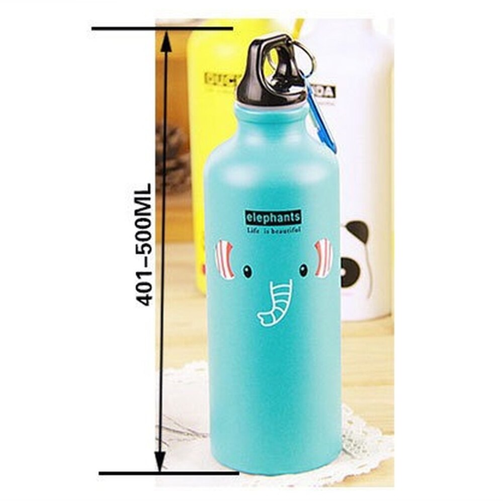 Cartoon Animal Water Bottle Portable Hydro Flask Lovely Sport Hiking Biking School Water Bottle For Children Kids Water Bottle
