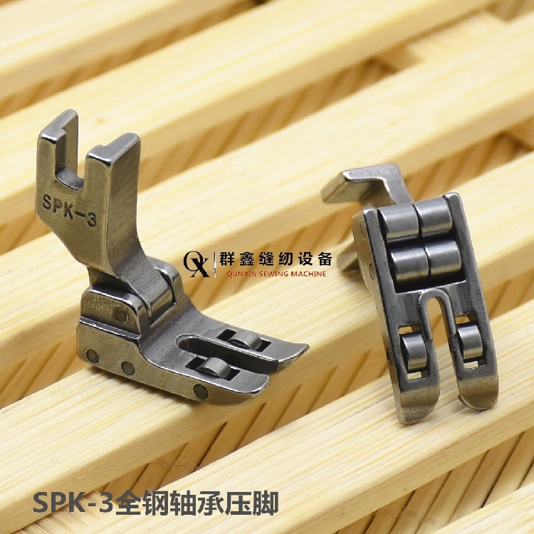 INDUSTRIËLE NAAIMACHINE ROLLER VOET Hoge Schacht PVC Leer Voor Singer Juki SPK-3 naaivoet