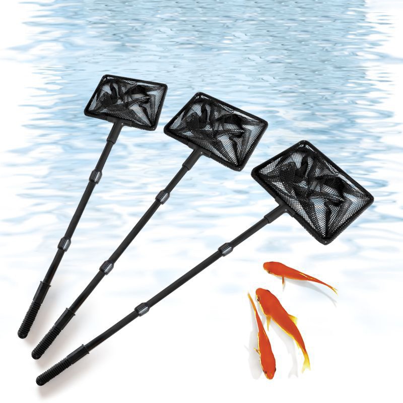 Ilonda Fish Tank Retractable Dredge Pond Large Dip Net Export Aquarium Supplies Equipment Accessories