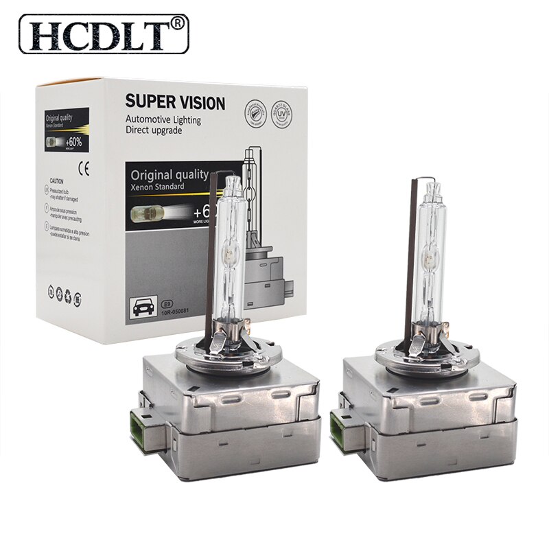 Hcdlt oem 55w d3s hid xenonljus bil xenon  d1s hid lampa 35w 5000k 6000k d1s 8000k 4300k d3s bil retrofit strålkastare glödlampa