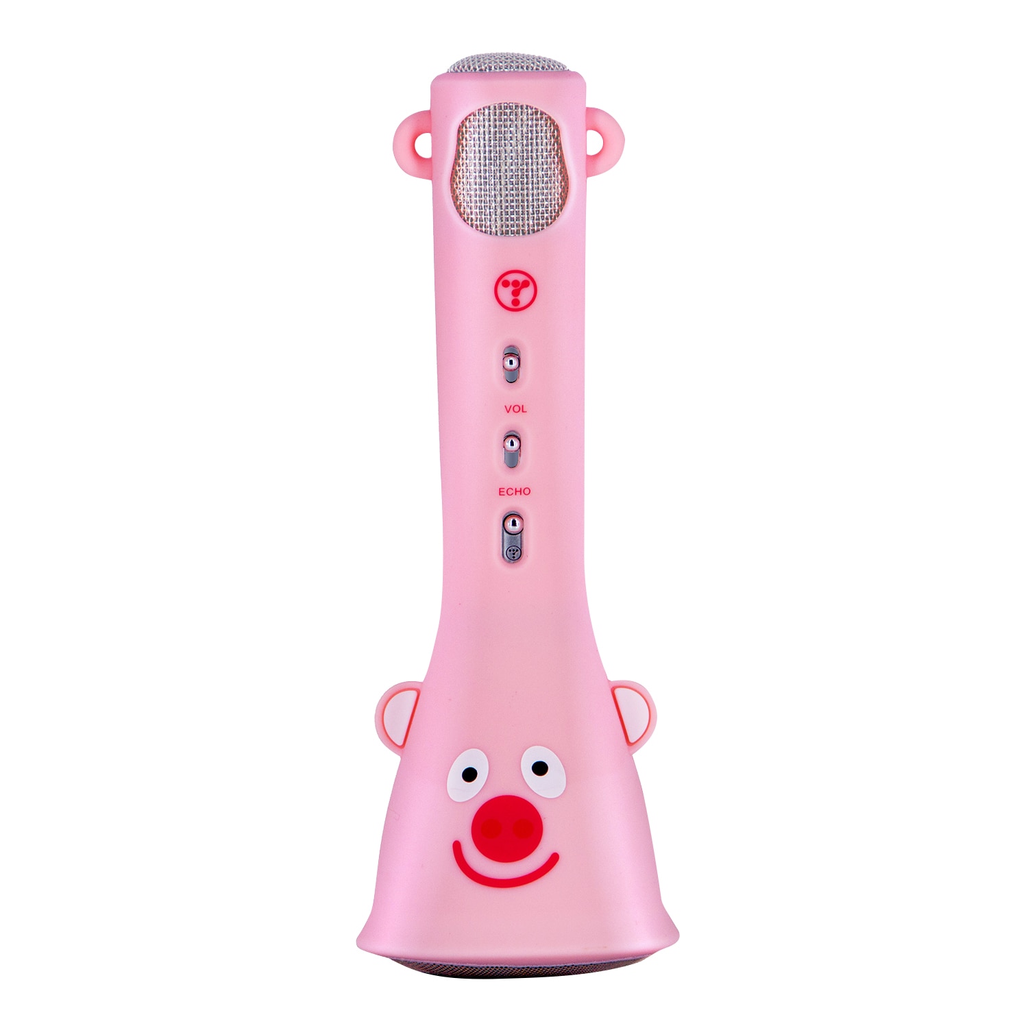 TOSING X3 sans fil BT karaoké Microphone pour enfants d'anniversaire haut-parleur lecteur de poche chantant filles et garçons: PINK