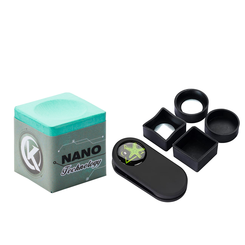 KONLLEN Billardkreide, Griff, Krafthaftung, Sturzigkeit, Pool-Queue-Kreide, Snooker-Kreide, schwarze Kreide, Nano-Technologie-Material, Kreide: Blau