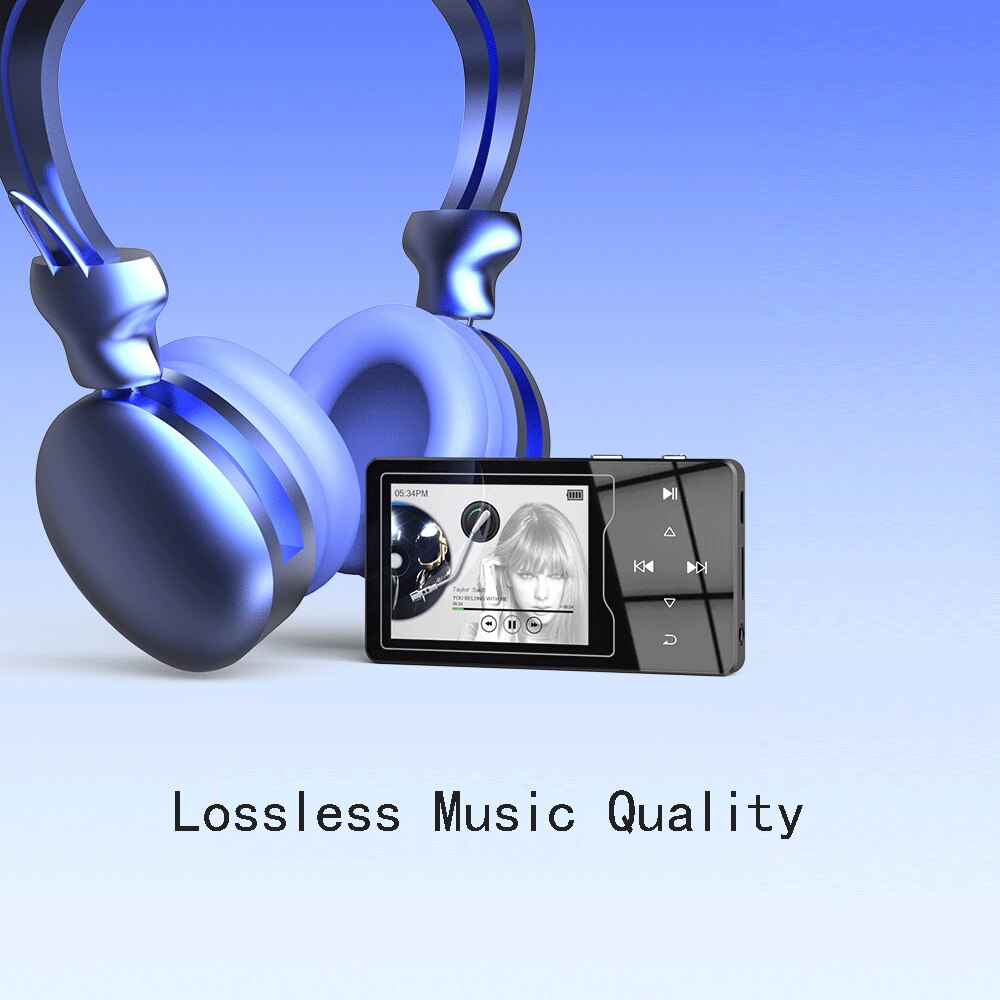 CHENFEC D08 student model Smart mp4 video player Ultra-thin touch screen MP4 read novels Learn English MP4 music player recorder