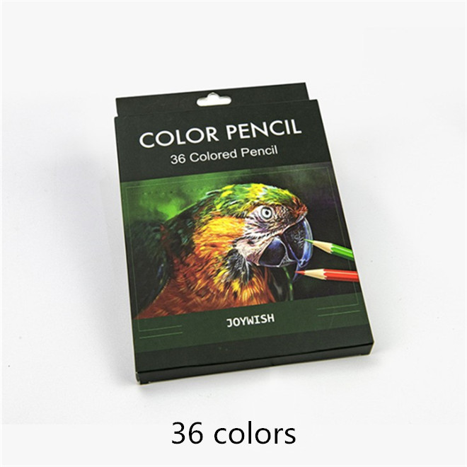 JOYWISH 72 colored Pencil Lapis De Cor Professionals Artist Painting Oil Color Pencil For Drawing Sketch Art Supplies: 36 colors
