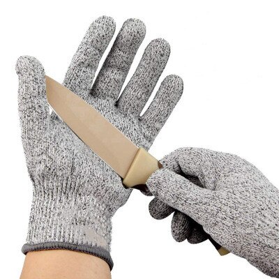 Metall Draht Gittergewebe Küche Metzger Sicherheit Handschuhe Anti-schneiden Handschuhe Sicherheit schneiden nachweisen Stichsichere Edelstahl schneiden-beständig