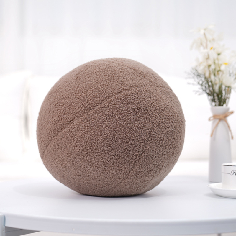 Baby Pillow Nordic Ball Pillow Studio Photography Prop Sofa Cushion Children's Room Decoration Doll P2: green