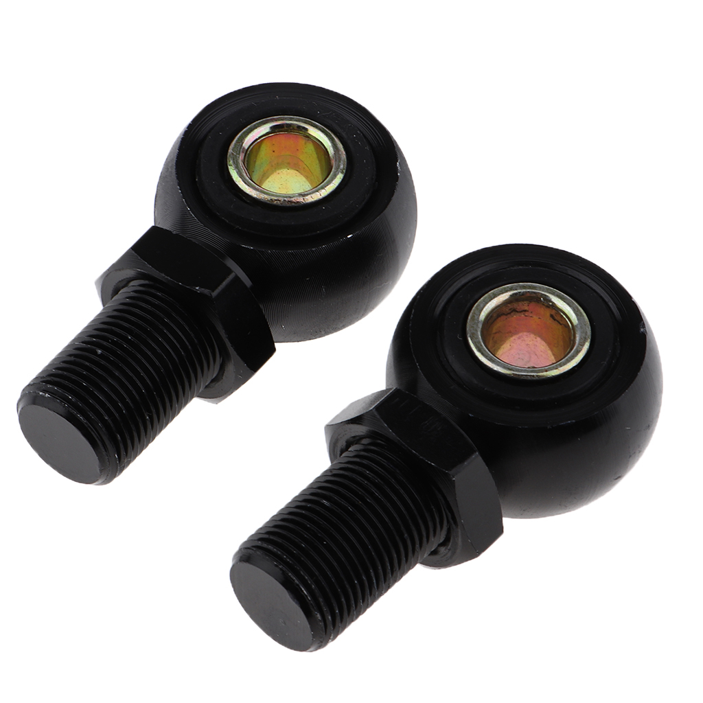 One Pair Eye Adapter Eye End for Motorcycle Scooter Shock Absorber 10mm Black