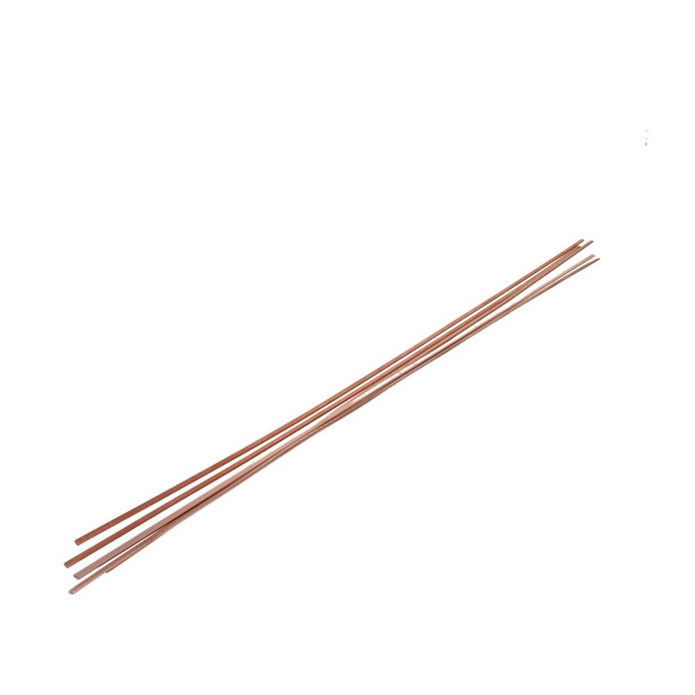 3/5/10 stk fosfor kobber lodding sveisestaver messing gul farge 1.3mm tykkelse 3mm bredde 400mm/ stk lengde kvadratisk flat stang