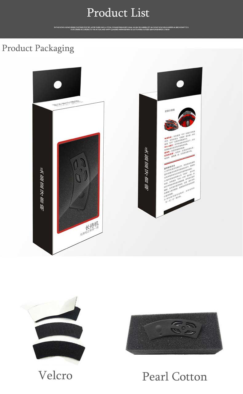 Motorcycle speakers for helmet bluetooth music playing dust-proof waterproof IP54 Hands-free calls,automatic answer