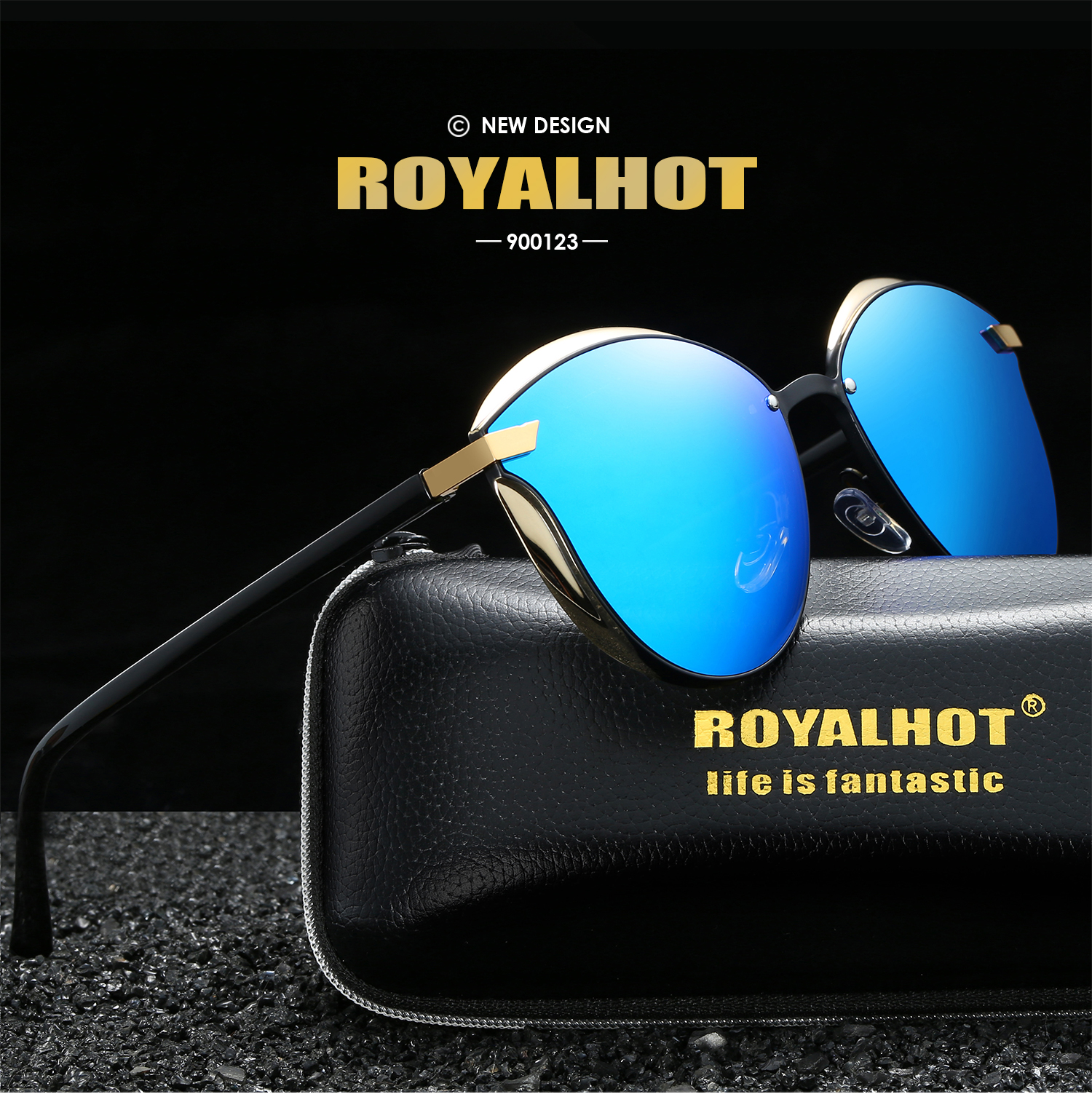 RoyalHot Vrouwen Mannen Gepolariseerde Legering Oval Frame Zonnebril Rijden Zonnebril Shades Óculos masculino Mannelijke 900123