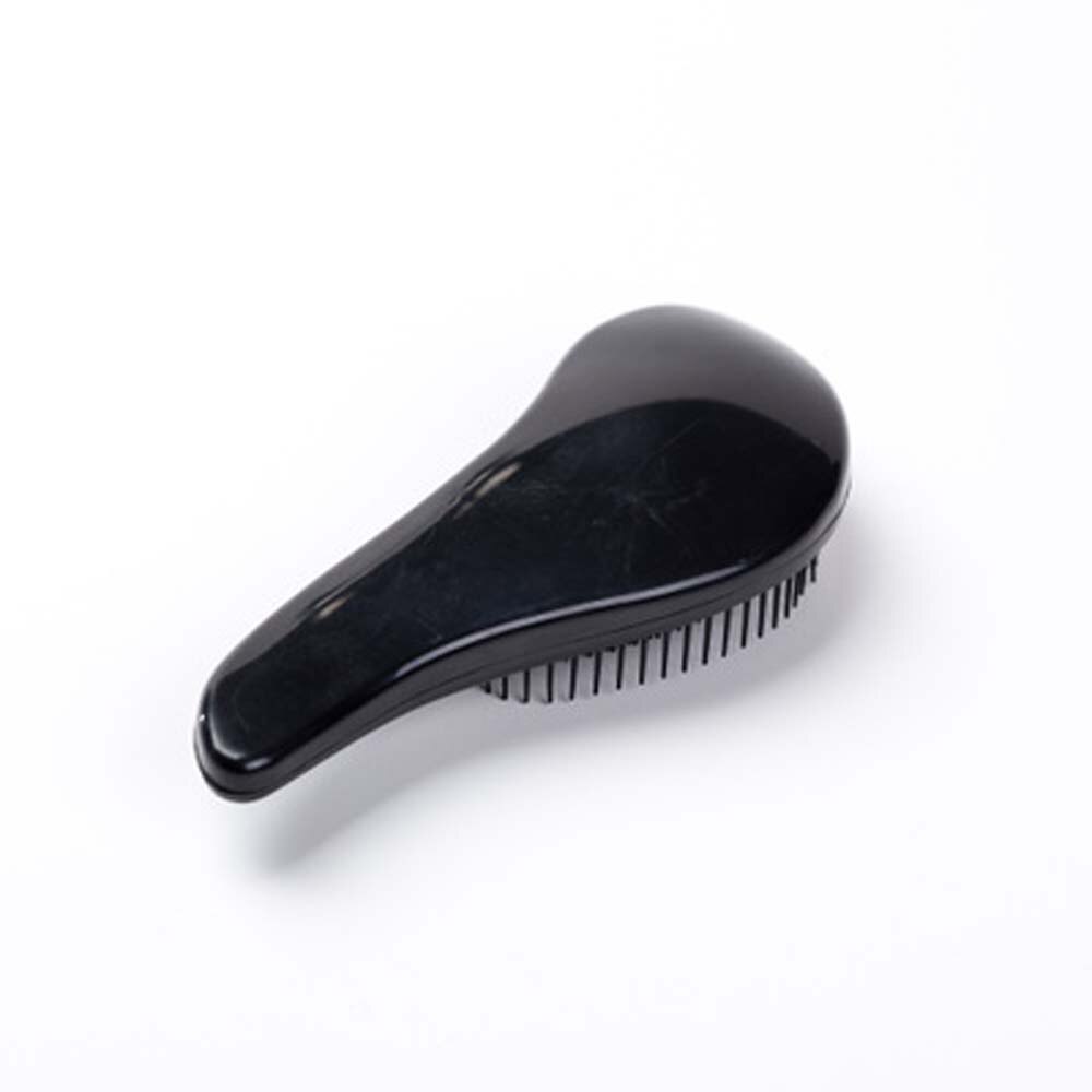 Mango mágico peine para desenredar cepillo de pelo para ducha desenredador de estilismo de salón Tamer exquite, herramienta útil, cepillo para el pelo: Black
