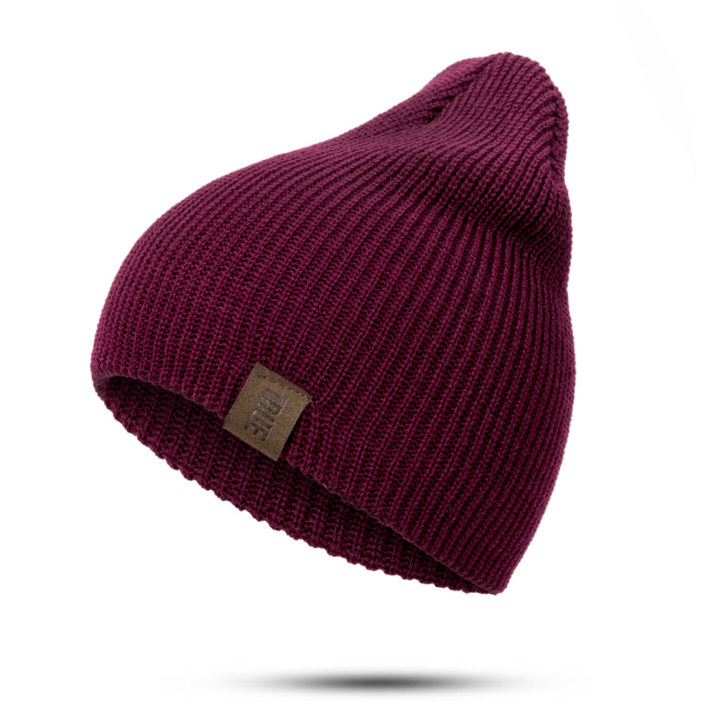 Iwinter lasten hattu talvihatut lapsille lämpimämpi neulottu tyttöjen ja poikien hatut yksiväriset ulkokäyttöön pehmeät lippalakit lapsille: D