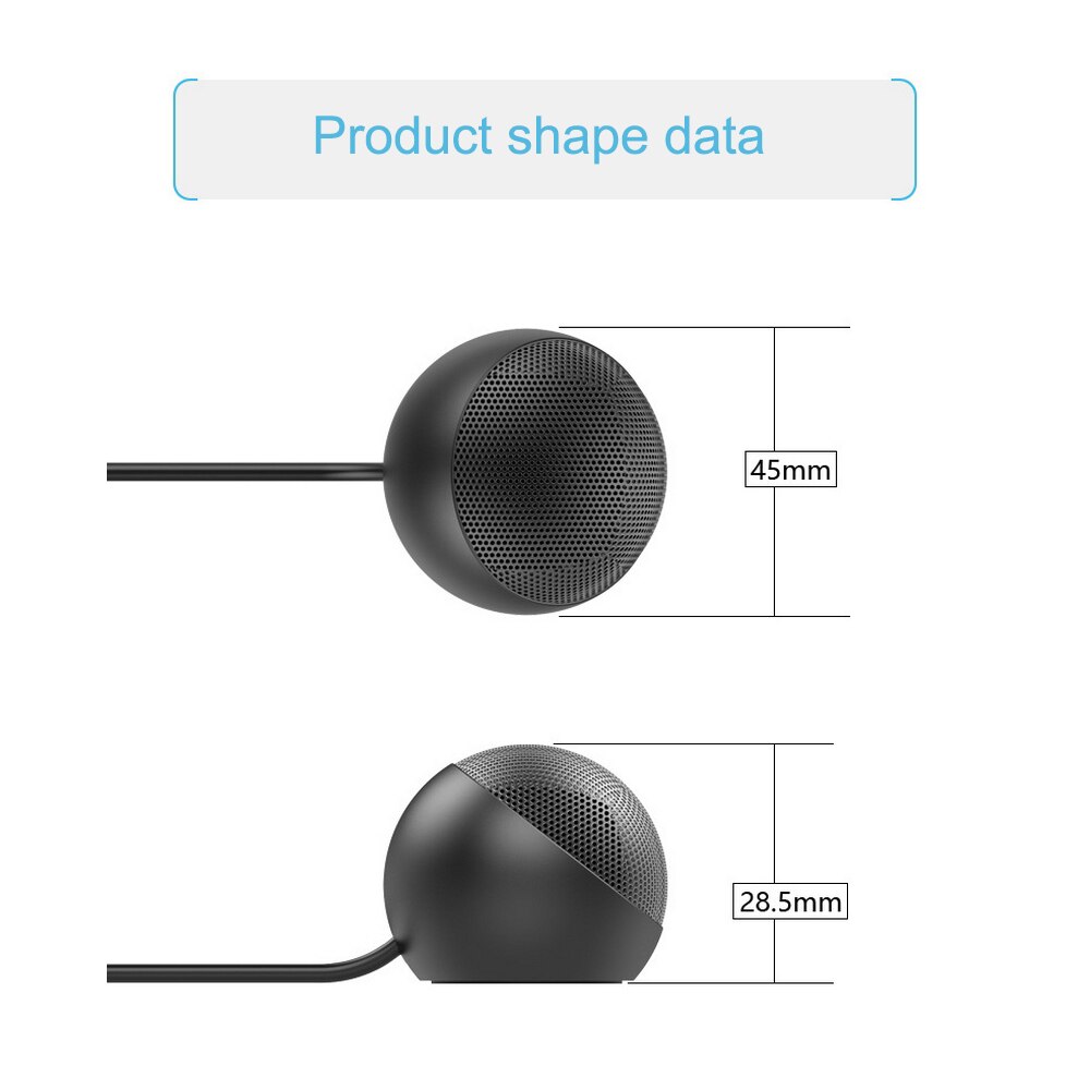 USB Conferentiemicrofoon, XIIVIO 360 ° Omnidirectionele Condensator PC