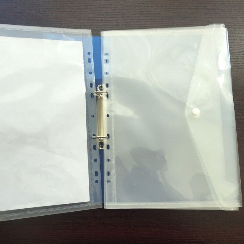 100Stck11 See transparent A4 datei tasche datei tasche Rechnung umschlag lagerung tasche kunststoff ordner schule Schüler Prüfung papier tasche