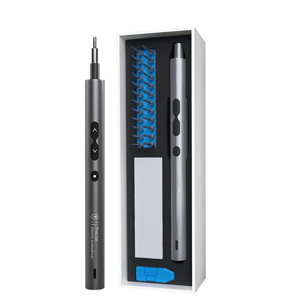 28 In 1 Mini Portable Electric Screwdriver Set Ergonomic Cordless USB Rechargeable Portable Multi-Positional Repair Accessories