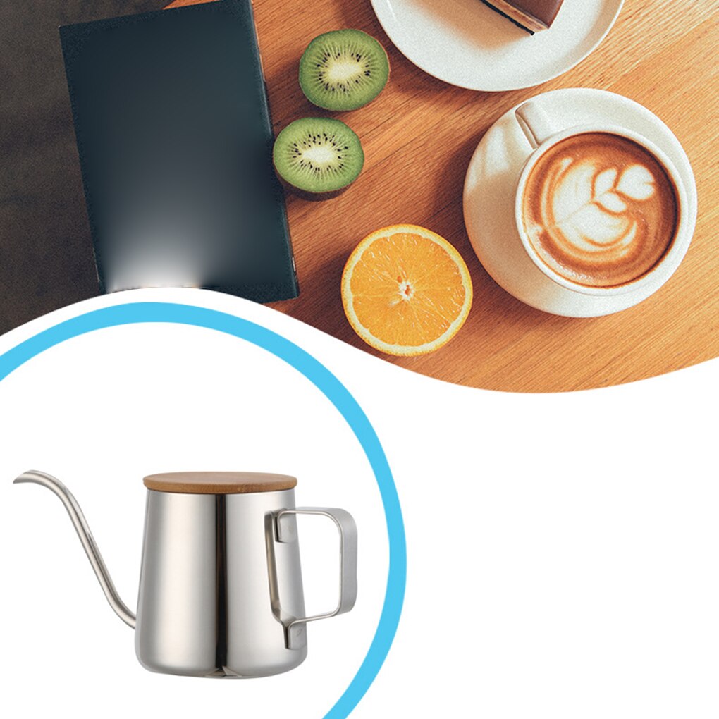 Drip Koffiepot 600 ml Expresso Druppel Ketel Roestvrijstalen Handvat