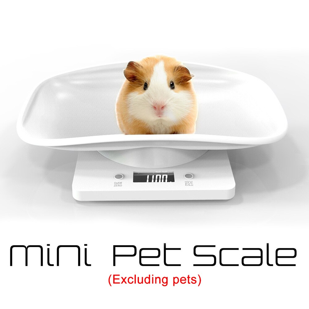 LCD Display Pet Scale High Accuracy 10KG Food Puppy Weighting Digital Mini Multi-unit Auto Off Dog Cat With Curving Platform