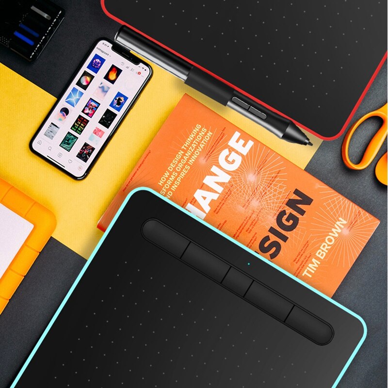 PPYY-Digital Graphic Tablet Writing Pad Drawing Pad Painting Pad for Android Phone Laptop IMac Windows Computer